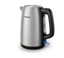 Philips Viva Collection HD9351/90 Tējkanna, 1.7 L, 2020 W, Metāls, Ūdens līmeņa indikators, Bezvadu, Filtrēšana