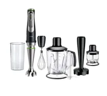 Braun MultiQuick 9 MQ9147X 0.6 L rokas blenderis 1200 W Melns, Nerūsējošais tērauds