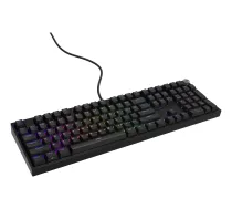 Mehāniskā tastatūra Genesis THOR 404 — pilnizmēra 100% USB QWERTY angļu, melna, RGB