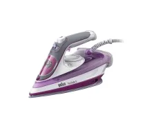 Braun TexStyle 5 SI 5037 VI tvaika gludeklis ar keramikas zoli, 2700 W, violets