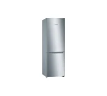 Bosch Serie 2 KGN33NLEB ledusskapis-saldētava, brīvi novietojams, 279 l, No Frost, E, nerūsējošais tērauds