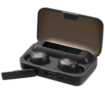 Sandberg Wireless Earbuds + Powerbank, TWS, 20 - 20000 Hz, Zvani/Mūzika, Austiņas, Melns