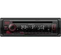 Kenwood KDC-BT450DAB automašīnas multivides uztvērējs Melns 50 W Bluetooth