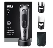 Braun HC7590 matu griezējs Melns, Sudrabs 17 soļi NiMH