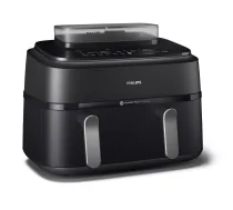 Fritētājs Philips 5000 sērija NA551/00 — 9 L, 2300 W, skārienvadība, LED displejs, melns/sudrabs