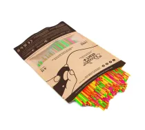 3DOODLER Start+ 3D pildījuma diegu komplekts 250 gab., 2.5 mm, kompostējami fluorescējoši neonkrāsas (sarkana, oranža, zaļa, dzeltena, rozā)