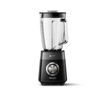 Galda blenderis Philips 5000 sērija HR3030/00 — 2 L stikla bļoda, 1200 W, ledus smalcināšana, melns