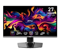 MSI MPG 271QRX QD-OLED dators monitors 67,3 cm (26,5 collu) 2560 x 1440 pikseļi Wide Quad HD melns