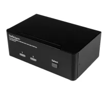 StarTech.com 2-Portu DisplayPort Divu Monitoru KVM Slēdzis - 4K 60Hz