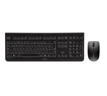 CHERRY DW 3000 bezvadu tastatūra un pele komplektā AZERTY melna