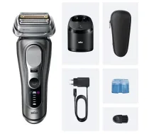 Braun Series 9 Pro+ 9655cc Skūšanās aparāts ar trimeri, pelēks
