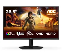AOC G4 Q27G41ZDF datora monitors 67,3 cm (26,5 collu) 2560 x 1440 pikseļi Quad HD QD-OLED Melns, Sarkans