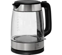 Electrolux E4GK1-4GB elektriskā tējkanna 1.7 L 2200 W Melna, Nerūsējošais tērauds, Caurspīdīga