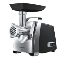 Bosch MFW67440 gaļas maļamā mašīna 2000 W Melna, Nerūsējošais tērauds