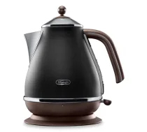 De’Longhi KBOV 2001.BK elektriskā tējkanna 1.7 L 2000 W Melna, Brūna