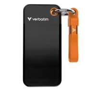 Verbatim Pocket SSD USB 3.2 Gen 2 1TB Melns/Oranžs