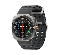 Samsung Galaxy Watch Ultra 3.81 cm (1.5 collu) AMOLED 47 mm digitāls 480 x 480 pikseļi skārienekrāns 4G Sudrabs, Titāns Wi-Fi GPS (satelīts)