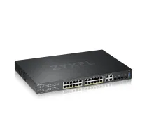 Zyxel GS2220-28HP-EU0101F pārvaldāms tīkla slēdzis L2 Gigabit Ethernet (10/100/1000) Power over Ethernet (PoE) Melns