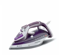 Ariete tvaika gludeklis 2200W, sausā un tvaika gludināšana, keramikas zole, 2 m, 140 g/min, balts, violets, 28 g/min