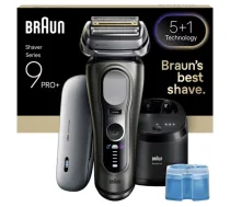 Folijnieks Braun Series 9 Pro+ 9675cc Pelēks Sudrabs Nerūsējošais Tērauds