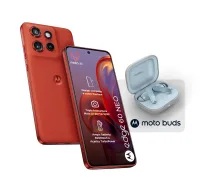 Motorola edge 60 neo + Moto Buds PG38C05749 16.1 cm (6.36 collu) Dual SIM Android 15 5G USB Type-C 8 GB 256 GB 5200 mAh Sarkans