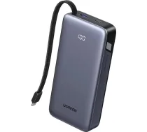 UGREEN PB536 20000mAh 45W portatīvais lādētājs (pelēks)