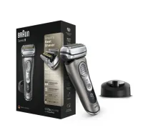 Braun Series 9 9325s Jaunākās Paaudzes Elektriskais Skūšanas Aparāts, Uzlādes Statīvs, Auduma Maciņš, Grafīta Krāsa