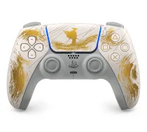 Sony DualSense bezvadu kontrolieris - Ghost of Yōtei Gold Limited Edition Zelts, Balts Bluetooth/USB spēļu kontrolieris Analogs / Digitāls Android, MAC, PC, PlayStation 5, iOS