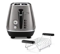 De’Longhi CTIN2103.TB tosters 2 šķēlēm 900 W Melns