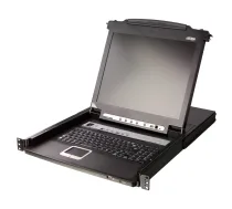 ATEN CL5708MW 43cm platā LCD KVM slēdzis, USB-PS/2, VGA, 8 porti, UK izkārtojums