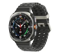 Samsung Galaxy Watch Ultra 3.81 cm (1.5 collu) AMOLED 47 mm Digitāls 480 x 480 pikseļi Skārienekrāns 4G Sudrabs Wi-Fi GPS (satelīts)