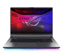 ASUS ROG Strix G18 G815LW-SA358W spēļu portatīvais dators, 18 collu WQXGA Mini LED 240Hz, Intel Core Ultra 9 290HX Plus, GeForce RTX 5080 16GB, 64GB DDR5, 1TB SSD, Windows 11 Home, vācu QWERTZ tastatūra