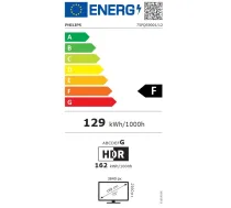 Philips 75PQS9001/12 75 collu QLED 4K Ultra HD Google TV ar 3-pusīgu Ambilight, MiniLED, 120Hz, Dolby Vision un Atmos, VRR, ALLM, FreeSync Premium, G-Sync Compatible, 4x HDMI 2.1, 2x USB, Wi-Fi, Bluetooth 5.0, DVB-T/T2/C/S/S2, Pelēks