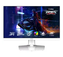 Monitors MSI MAG 274QRFW E20 27 inch WQHD 200Hz Rapid IPS, balts