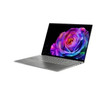 Acer Swift 16 AI OLED SF16-71T-90F6 Klēpjdators, Intel Core Ultra 9 185H, 16GB LPDDR5X, 512GB PCIe SSD, 16 inch OLED 3.2K, Windows 11 Home, Steel Gray, Vācu tastatūra