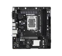 ASRock H610M-Combo II Micro ATX mātesplate, LGA 1700, Intel H610, DDR4, HDMI, DisplayPort, D-Sub, Gigabit LAN