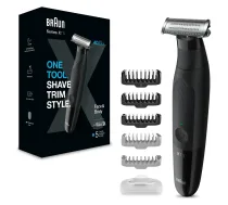 Braun Series XT3 XT3200 Trimmer - Cordless - Black