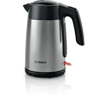 Bosch TWK7L460 DesignLine elektriskā tējkanna 1,7 L 2400 W nerūsējošais tērauds