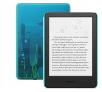 Amazon Kindle Kids 6 collu 16GB E-grāmatu lasītājs Ocean Explorer ar vāciņu un 1 gada Amazon Kids+
