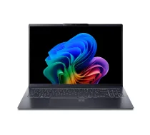 Acer Swift Go 16 AI 16 collu OLED 3.2K 120Hz klēpjdators - Intel Core Ultra 5 125H, 32GB LPDDR5X, 1TB SSD, Wi-Fi 6E, Pure Silver
