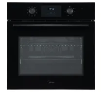 Midea MBO65M80D2-BK iebūvējamā elektriskā cepeškrāsns, 70 l, 3 kW, A, melna