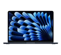 Apple MacBook Air 13 inch (2026) M5 10 kodolu CPU 10 kodolu GPU 24GB RAM 512GB SSD - Midnight, vācu klaviatūra, 35W divu USB-C portu strāvas adapteris