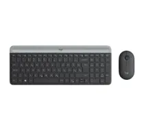 LOGITECH MK470 Bezvadu tastatūras un peles komplekts - Grafīts QWERTY CZE