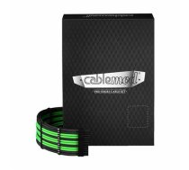 CableMod C-Series PRO ModMesh 12VHPWR Cable Kit for Corsair RM, RMi, RMx (Black Label) - black/light green