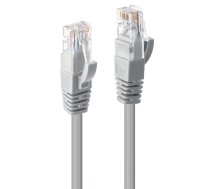Lindy - Netzwerkkabel - RJ-45 (M) - RJ-45 (M) - 50cm - UTP - CAT 6 - gepresst, verseilt, glatt - Grau (48001)