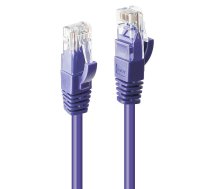 Lindy - Patch-Kabel - RJ-45 (M) - RJ-45 (M) - 50cm - UTP - CAT 6 - gepresst, verseilt, glatt - Violett (48121)
