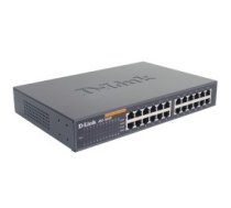 D-LINK SWITCH 24 PORTS RJ45 10/100 MBPS RACKABLE - UNMANAGED