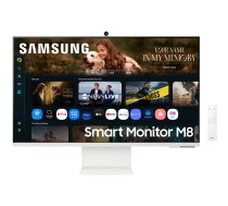 LCD Monitor|SAMSUNG|LS32FM801UUXDU|32|Smart/4K|Panel VA|3840x2160|16:9|60 Hz|4 ms|Colour White|LS32FM801UUXDU