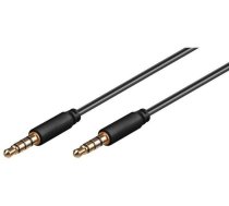 Microconnect IPOD017 1.5m 3.5mm 3.5mm Schwarz Audio-Kabel (IPOD017)