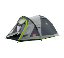 3-Personen-Kuppelzelt Darwin 4 Plus (grau/hellgrün, mit Tunnelvorbau)